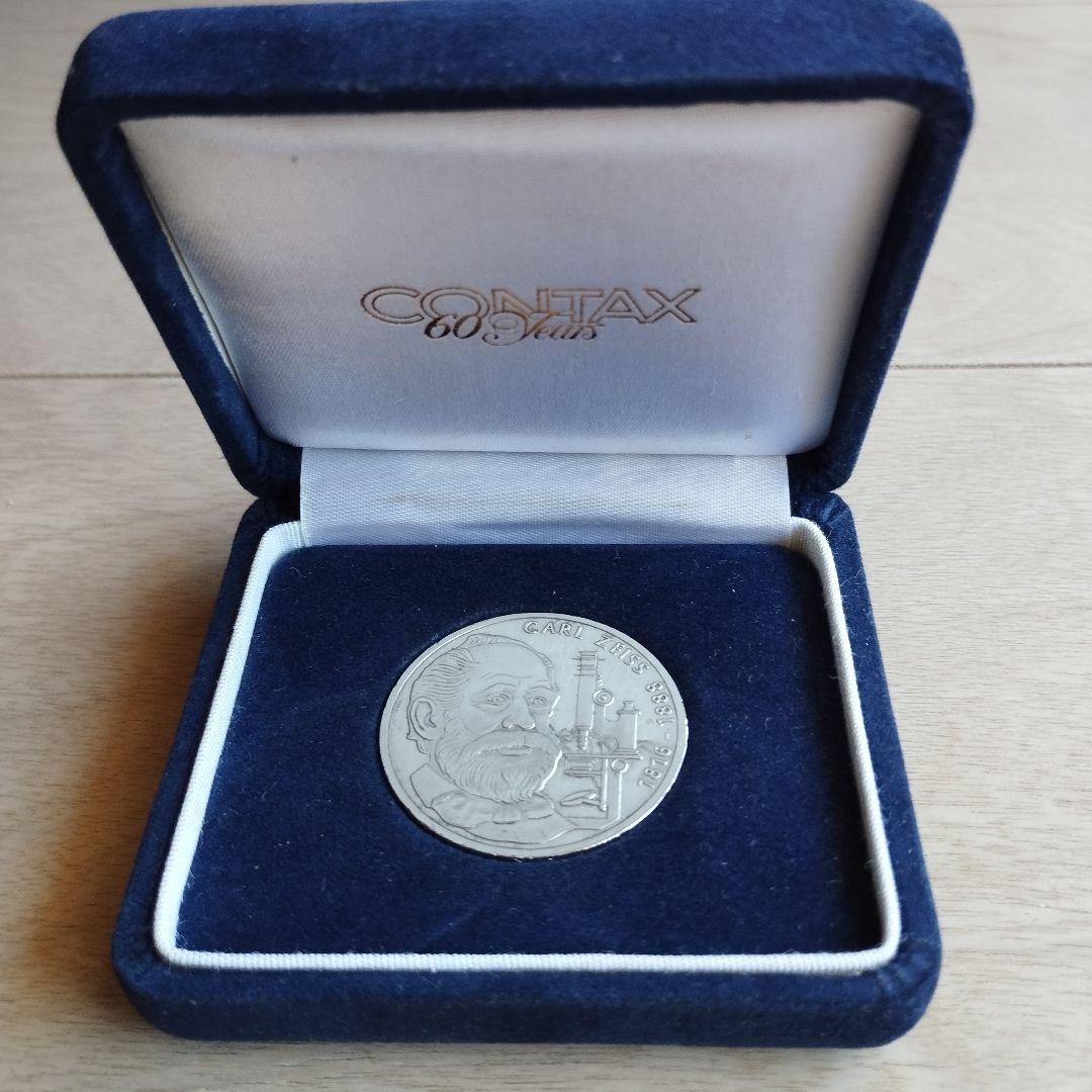 コンタックス　CONTAX　60周年記念銀貨　ケース付き