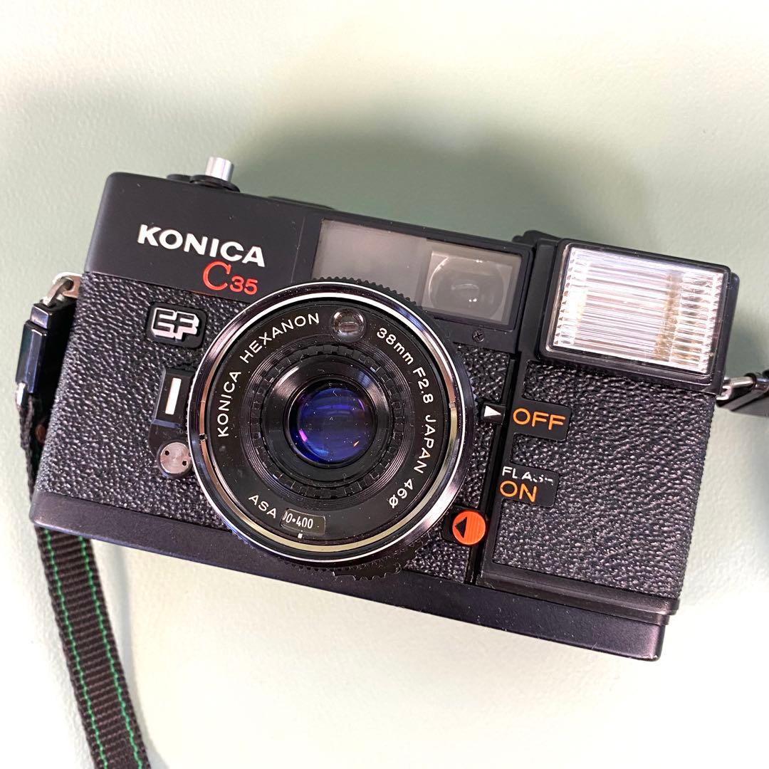 【作動保証1ヶ月】　整備済、完動品/ コニカ Konica C35 EF