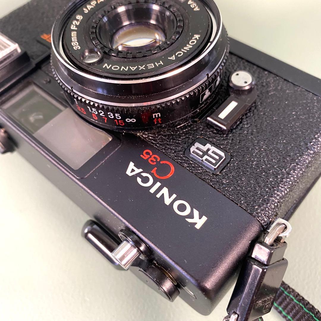 【作動保証1ヶ月】　整備済、完動品/ コニカ Konica C35 EF