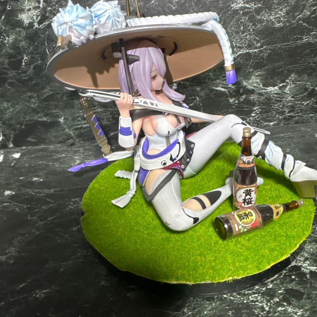 一番くじ 勝利の女神:NIKKE ニケ B賞　紅蓮　ジオラマ　リペイント