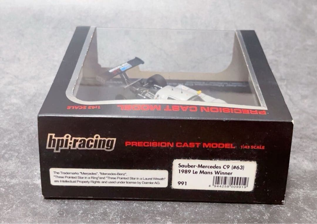 hpi 1/43 Sauber Mercedes C9 優勝車