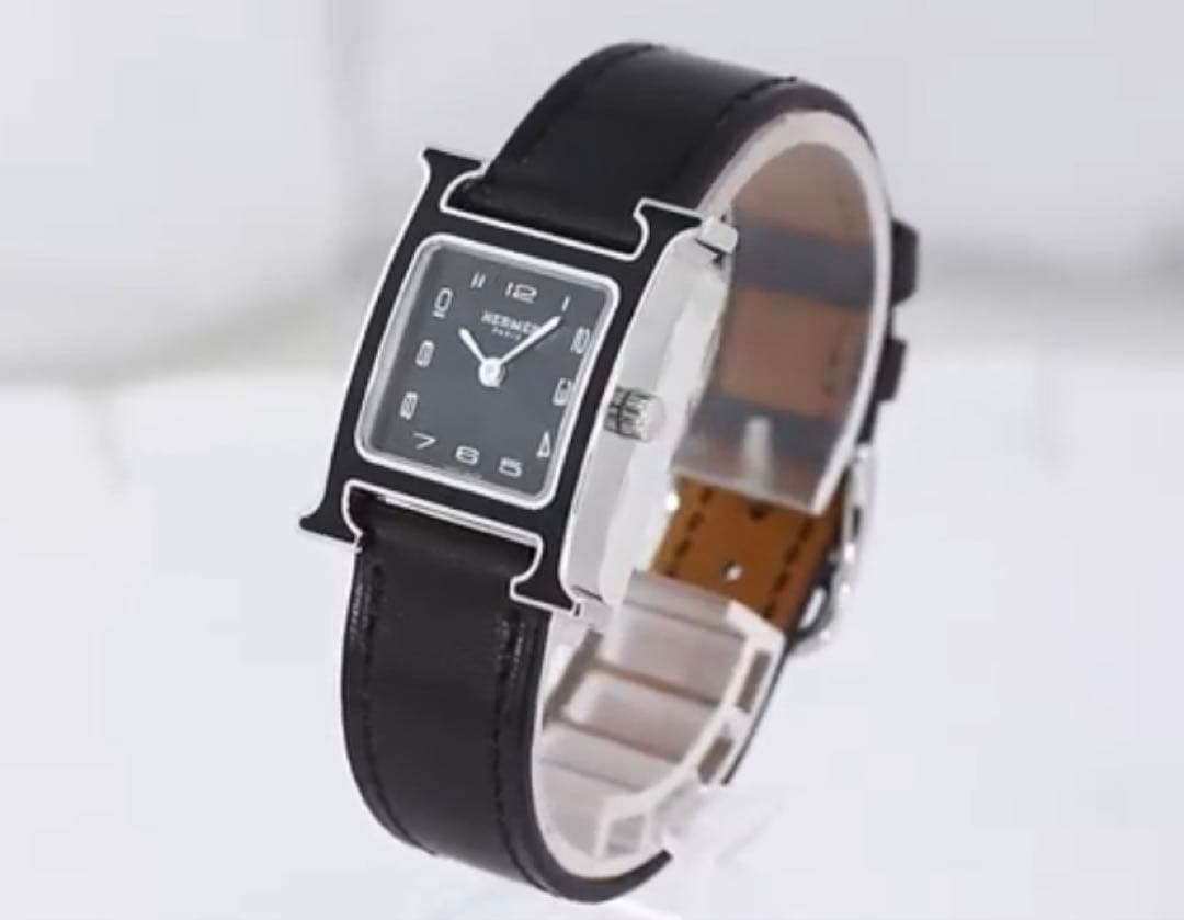 ◉ゆっちゃん　極美品【HERMES】エルメス Hウォッチ HH1.221