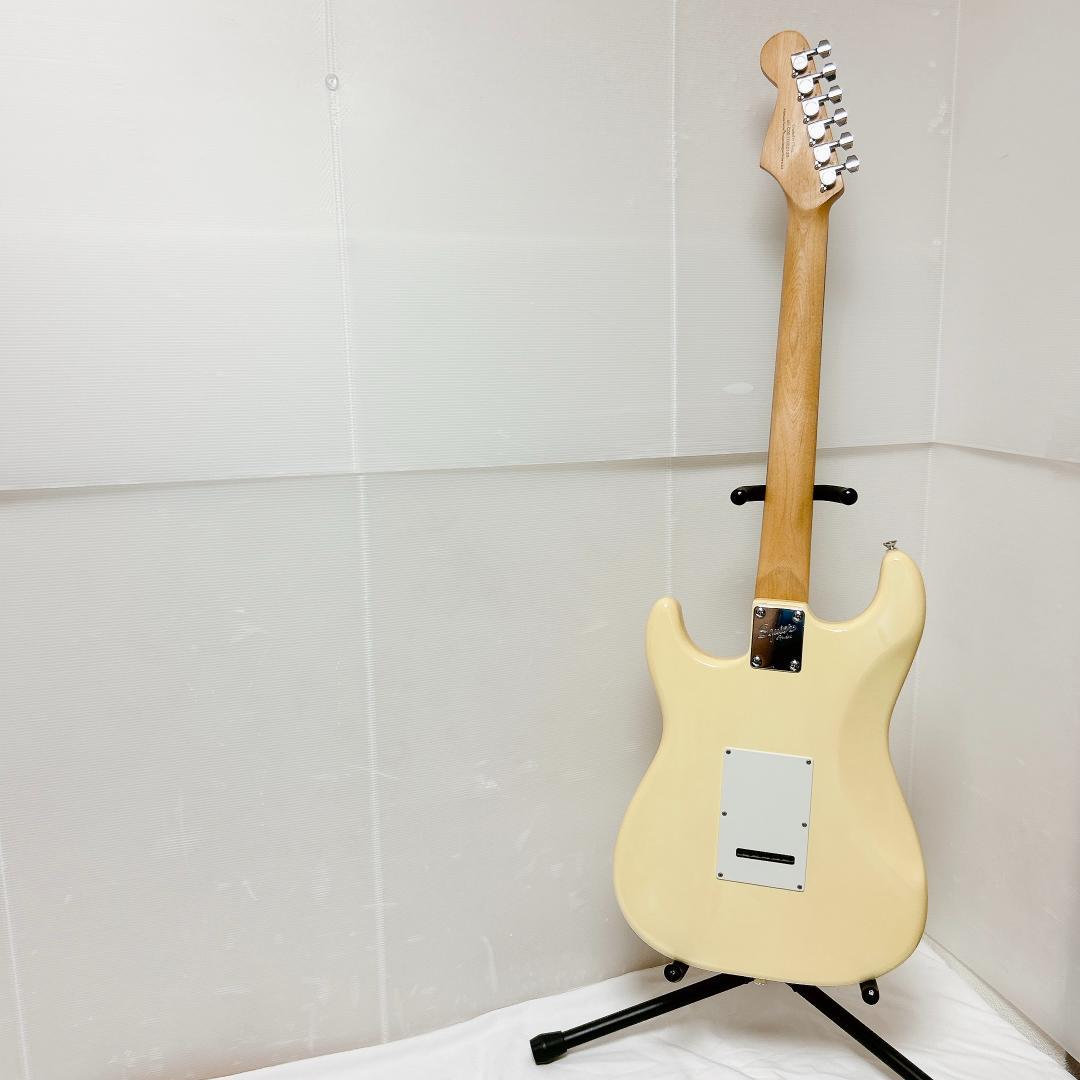 美品 Squier スクワイヤー ストラトキャスター ホワイト 白