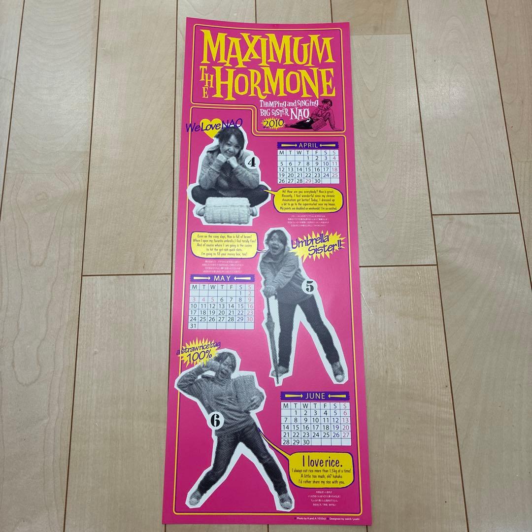 ま*)様 マキシマムザホルモン カレンダー 2009-2014
