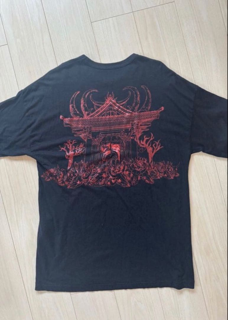 Ground Y×呪術廻戦　コラボ『伏魔御廚子』MOVE T-SHIRT RED