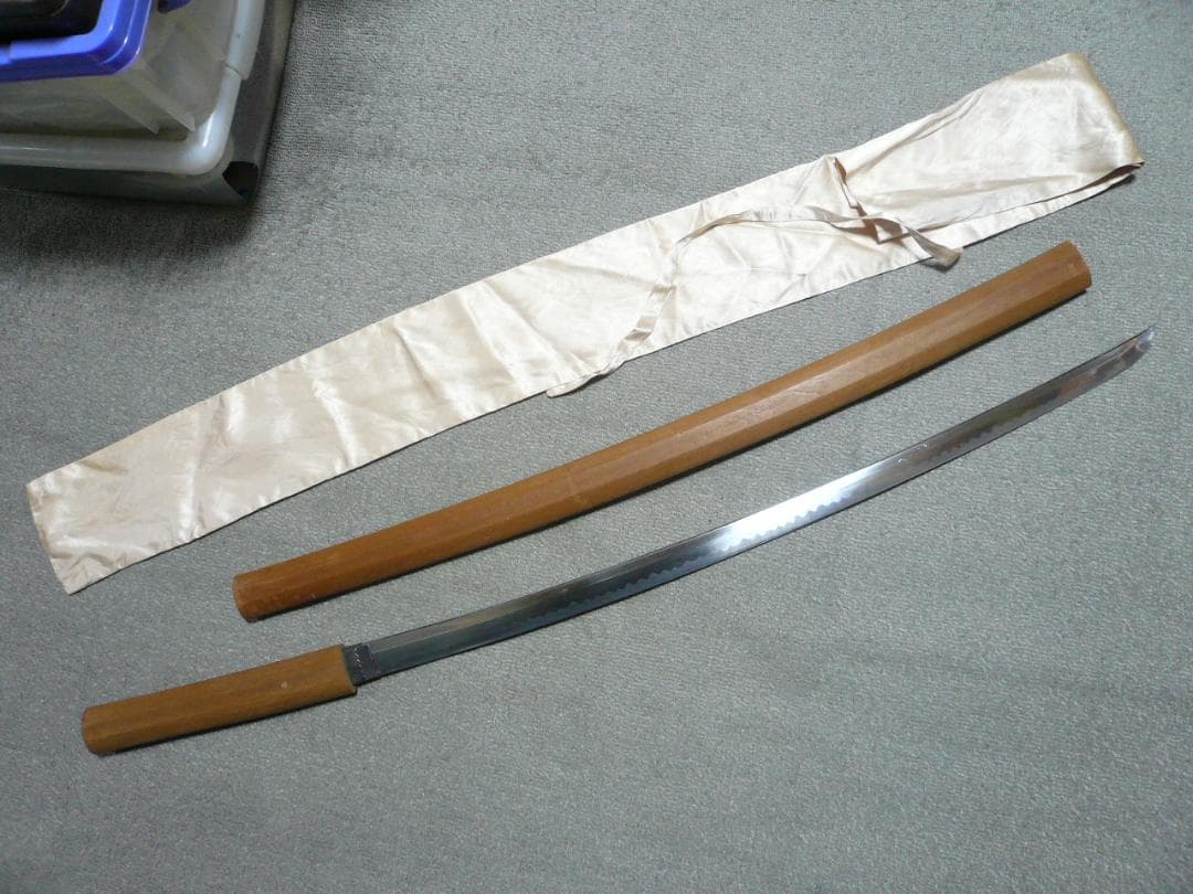 模造刀 白鞘 大刀 日本刀 袋付き