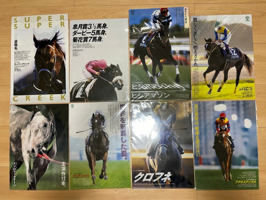 JRA ヒーロー列伝　クリアファイル　29枚(27種類)セット