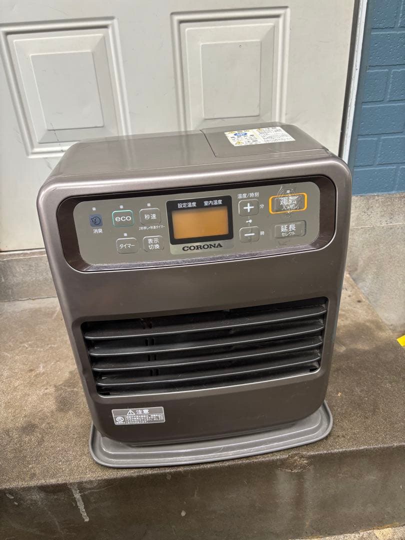 CORONA 石油ファンヒーター デジタル操作