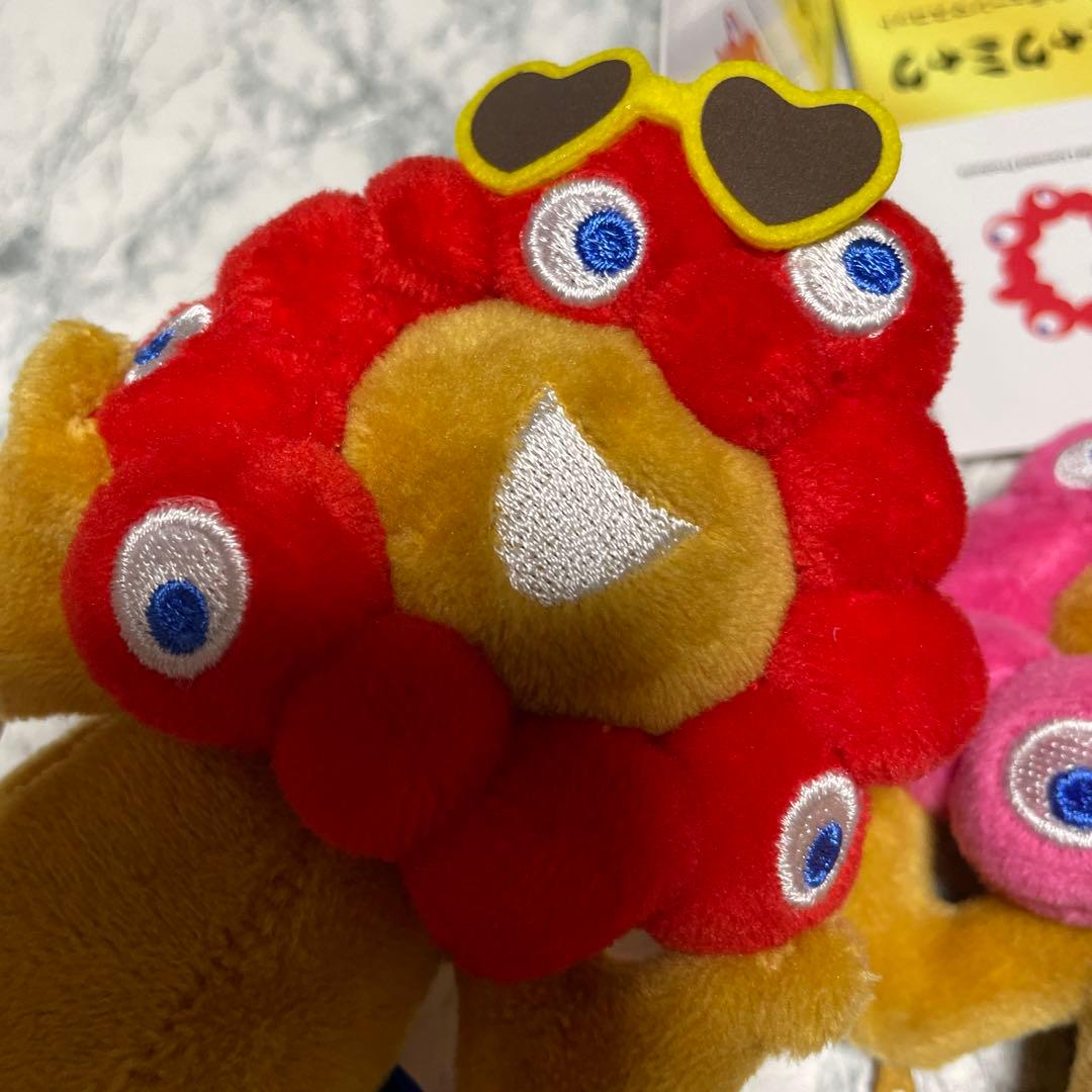 万博　ミャクミャク　ボールチェーンマスコット　日焼け　ハイビスカス　サングラス