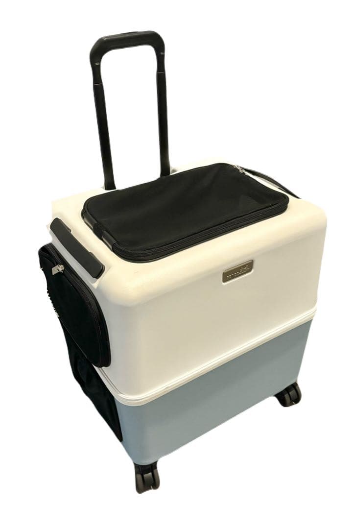 PETiCO(ペチコ) Lサイズ｜ペットキャリー｜80L｜スカイブルー×ホワイト