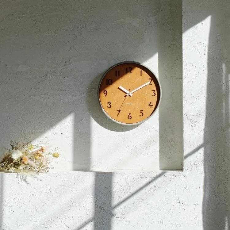 【新品】 インターフォルム コンクレト 掛け時計 CL-4062