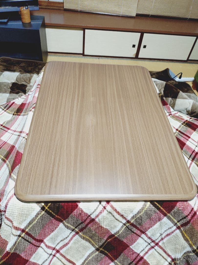 木目調 折りたたみ式 こたつテーブル