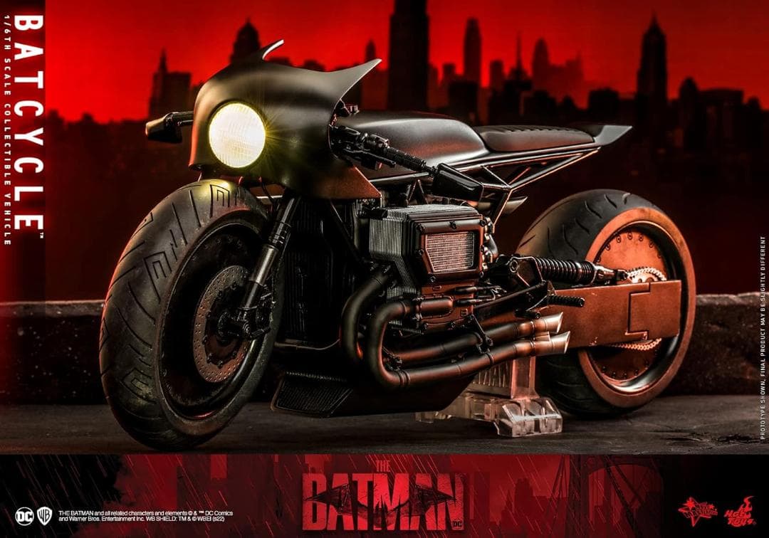 ムービーマスターピース THE BATMAN　バットマン　バットサイクル 1/6