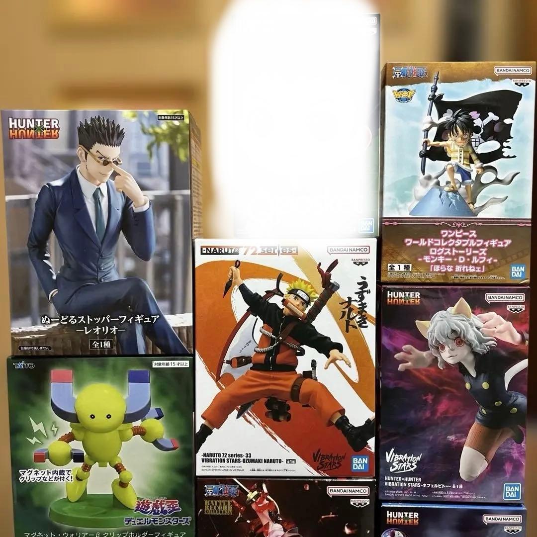 プライズフィギュア　ドラゴンボール　ワンピース　NARUTO 他　12個セット