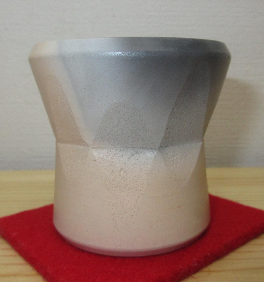 送料込【逢絢亭】茶道具 蓋置 京焼 雲華焼 白 臼形蓋置  寄神崇白 共箱入り