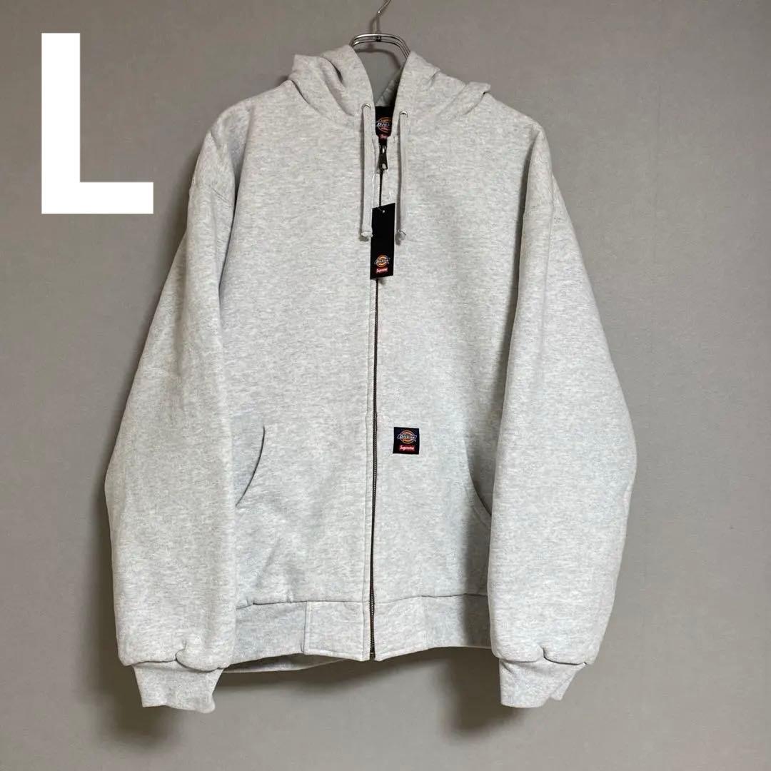 Lサイズ Supreme Dickies Zip Up Hooded グレー