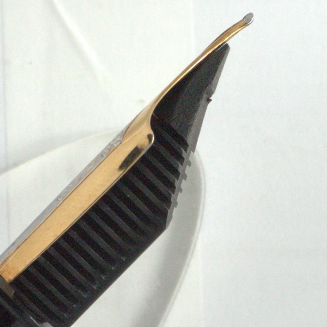 ★美品★　モンブラン　万年筆　149　14C　中白　EF　エボナイト芯　箱インク