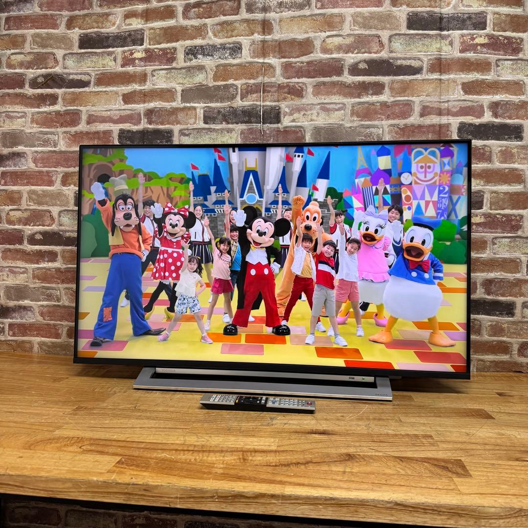 東芝 50V型 4Kチューナー内蔵 液晶テレビ レグザ 50M530X W録画○