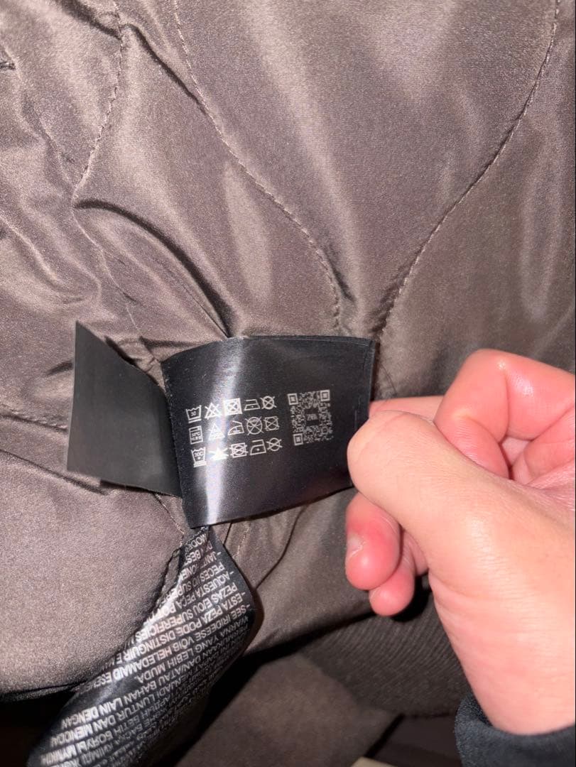 ZARA フェイクスエード　キルティングジャケット