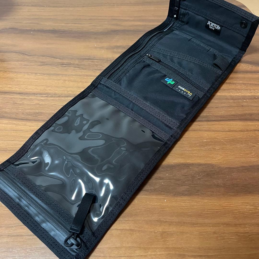 【美品】ポーター ハイブリッドトラベルケース パスポートケース ミニショルダー