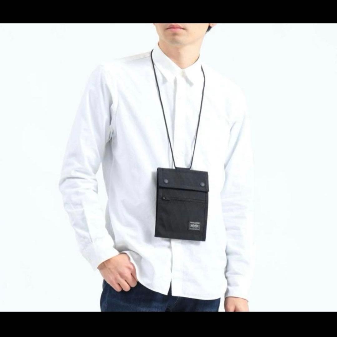 【美品】ポーター ハイブリッドトラベルケース パスポートケース ミニショルダー