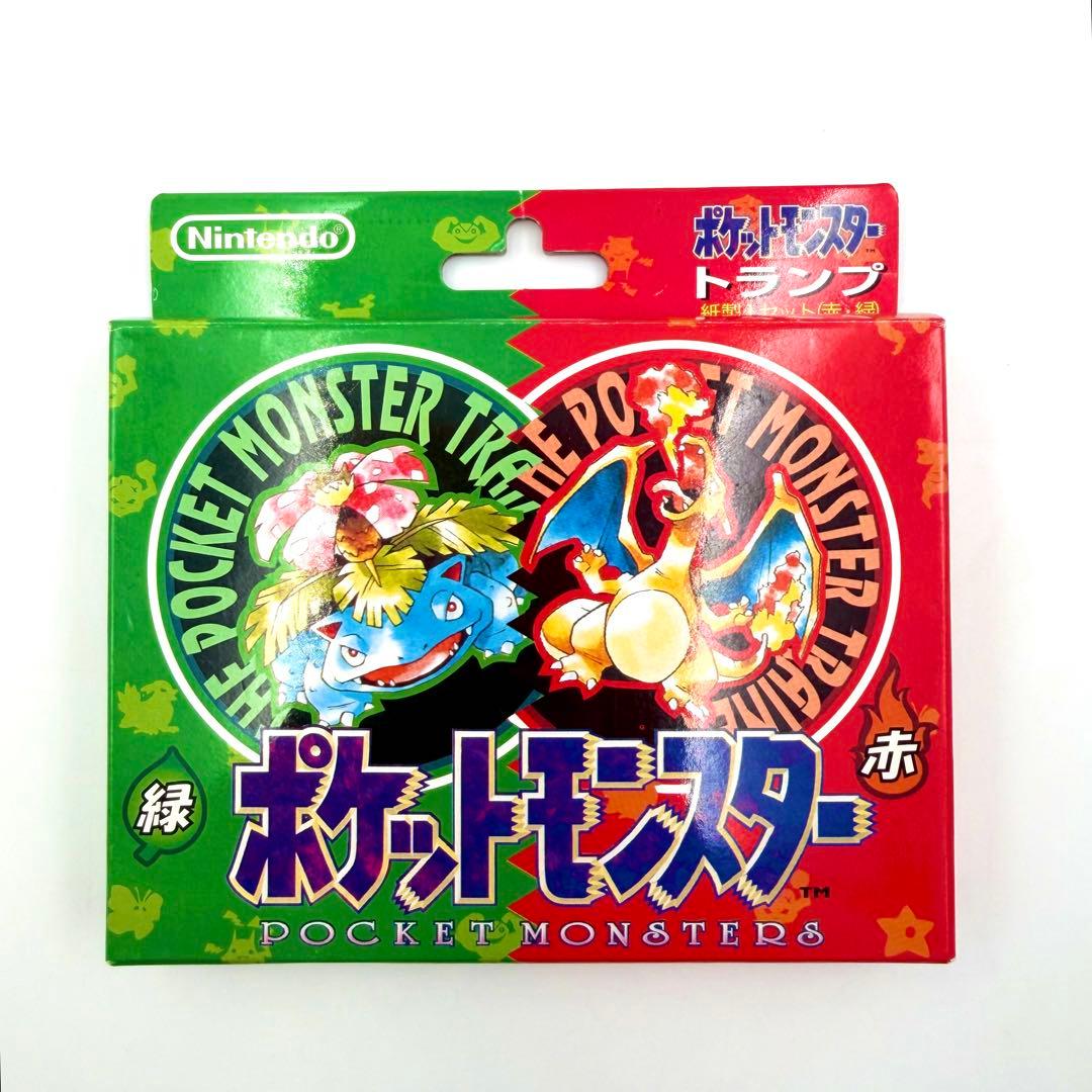 超激レア【新品/未使用】ポケットモンスター トランプ 赤 緑 ポケモン カード