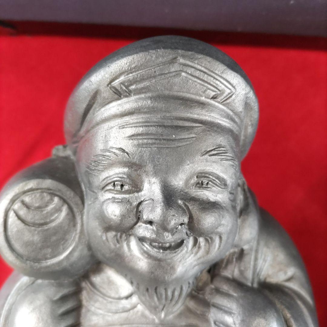 恵比寿大黒様　瓦置物　D566