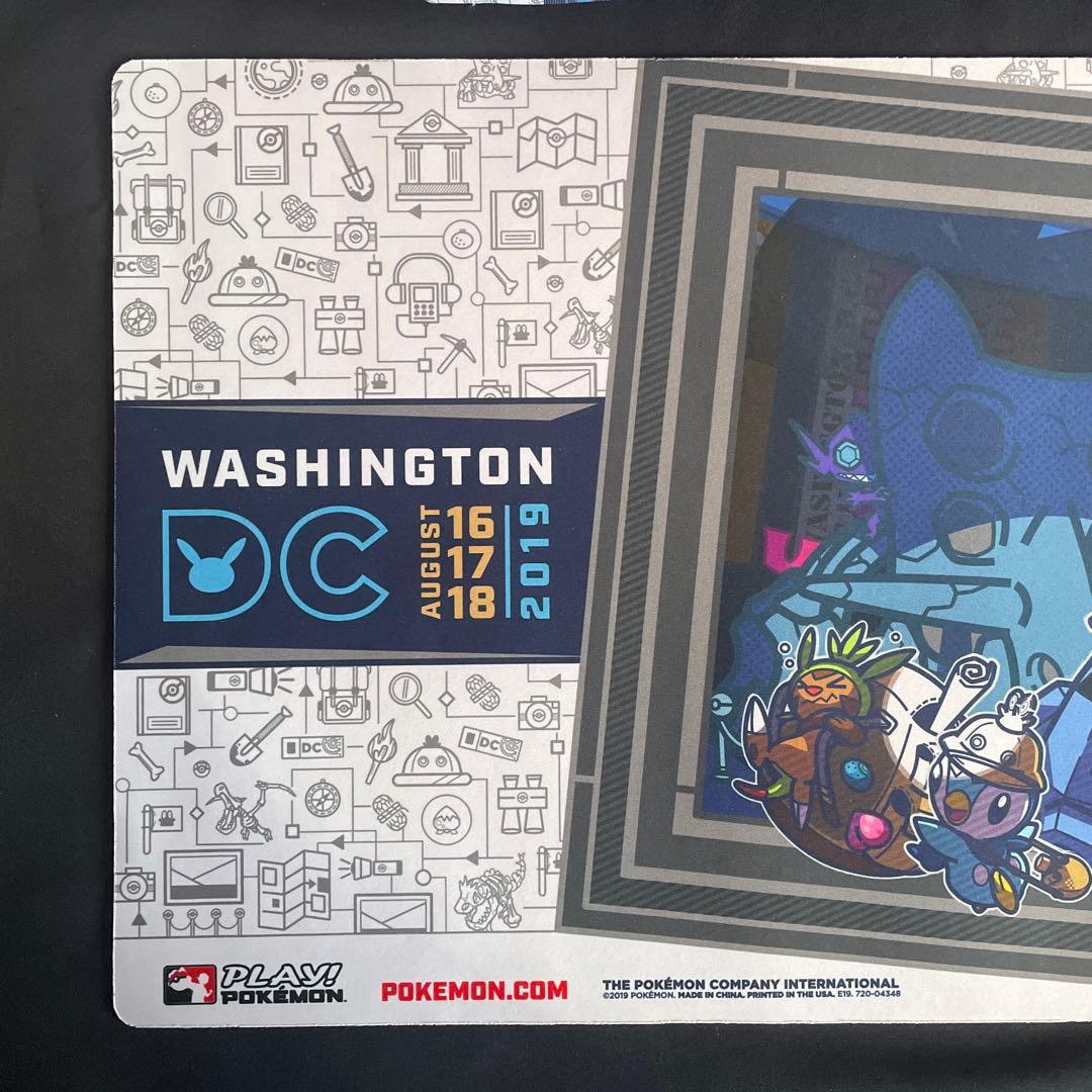 【タグ付】WCS2019 ワシントンDC プレイマット ピカチュウ 袋あり