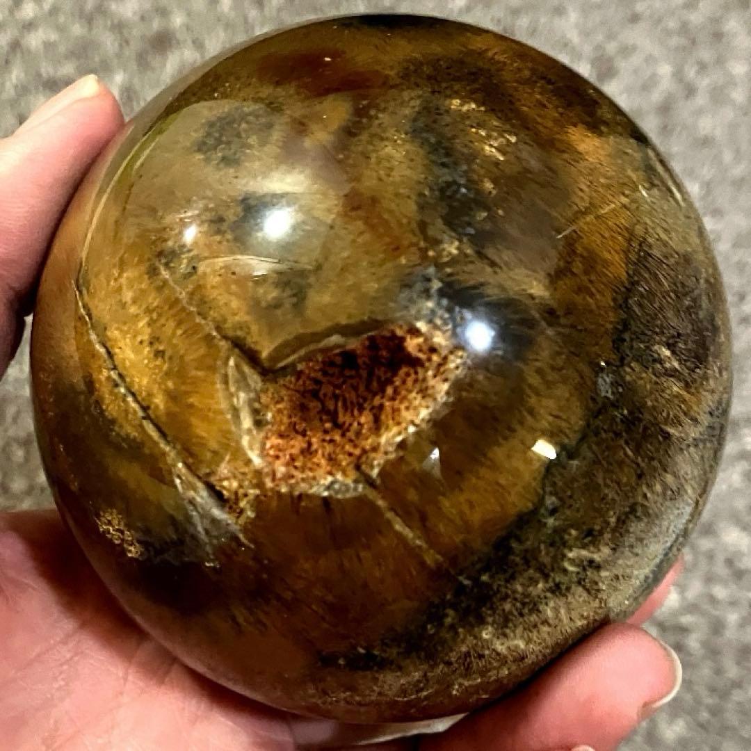 超特大　83mm ゴールドルチルクォーツ　金針水晶　パワーストーン