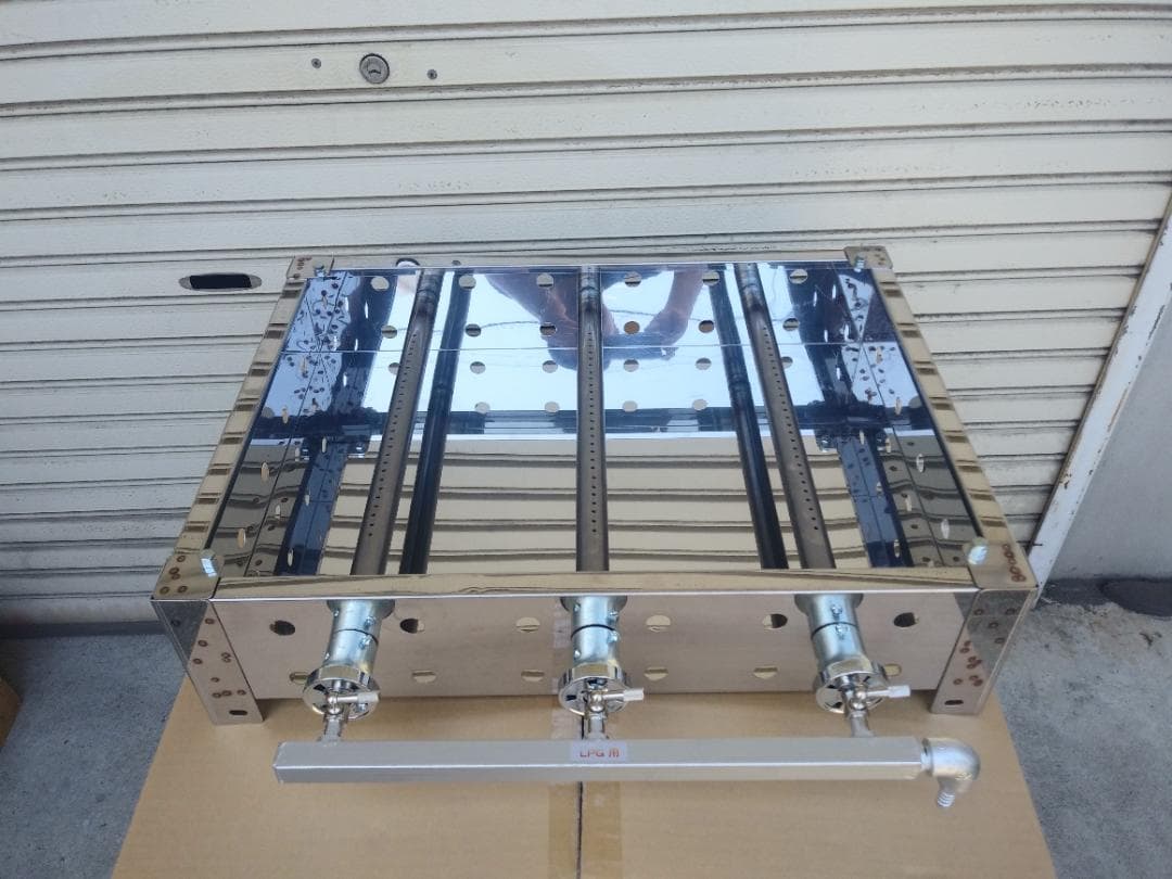 売れてます　プロパンガス用　グリラー　３本バーナー　業界最安値級　イベント　祭り