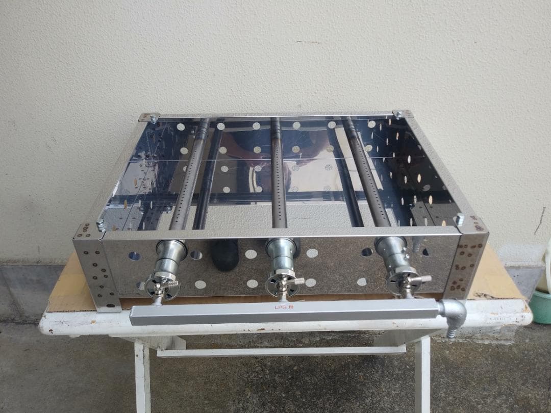 売れてます　プロパンガス用　グリラー　３本バーナー　業界最安値級　イベント　祭り