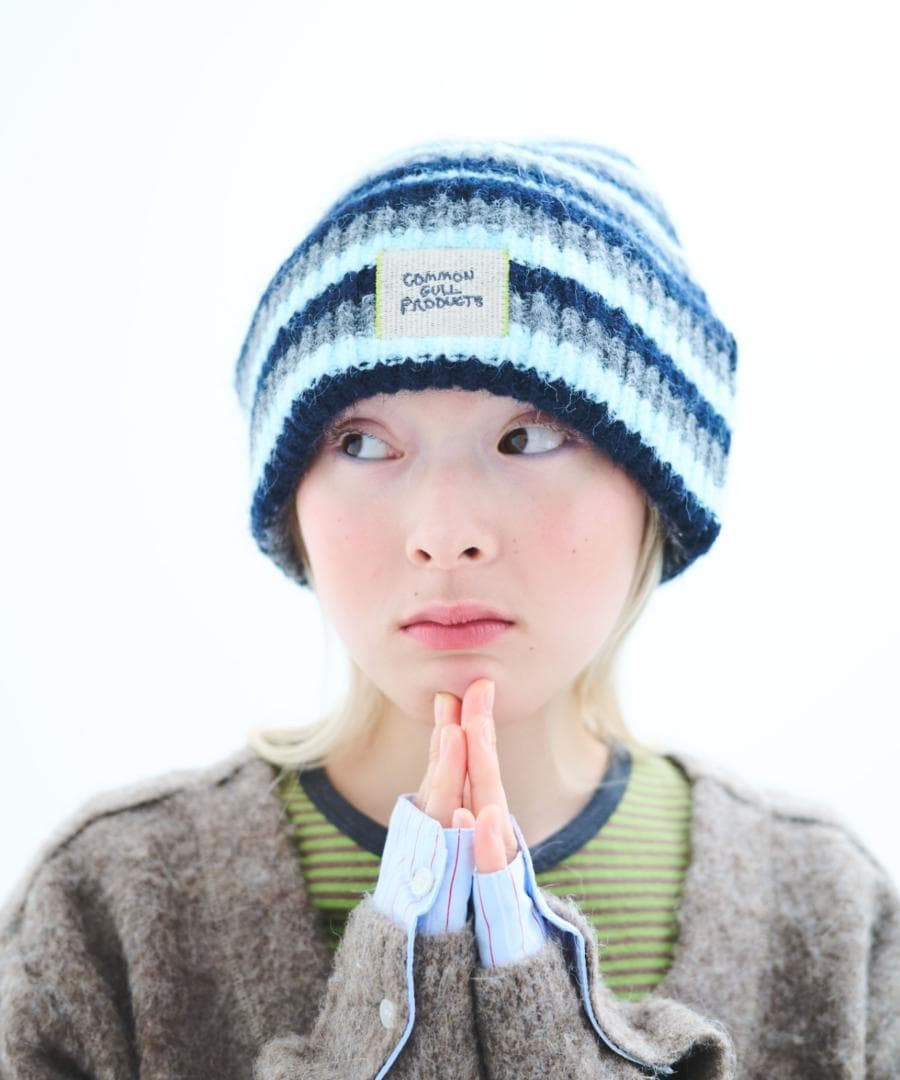 common gull products. 記憶の中のガルニット帽弟子 グレー