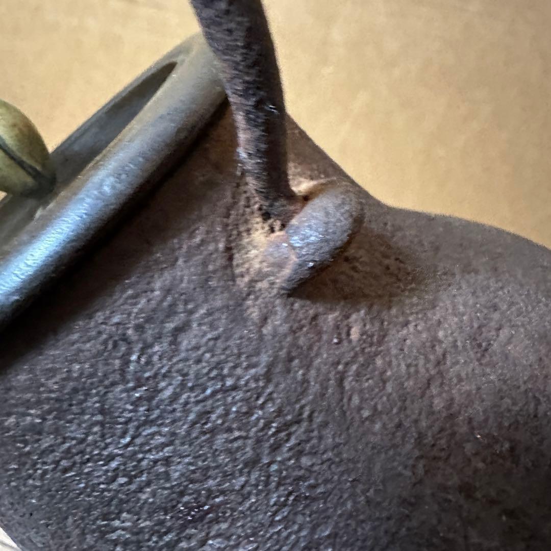 龍文堂 铁瓶　重量約1590ｇ　茶道具 茶器 急須