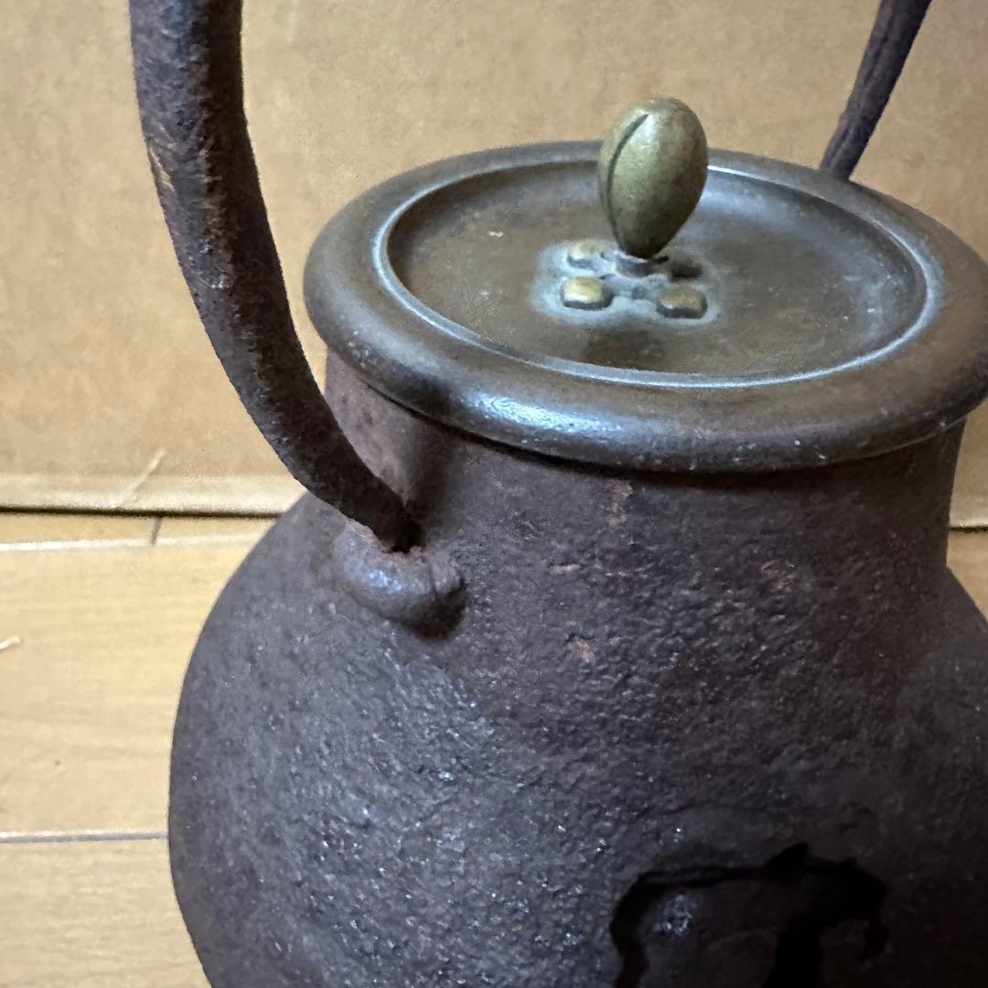 龍文堂 铁瓶　重量約1590ｇ　茶道具 茶器 急須