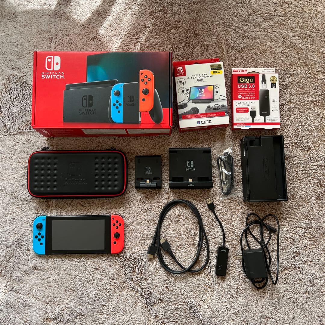Nintendo Switch ネオンブルー/ネオンレッド 本体 その他機材入り