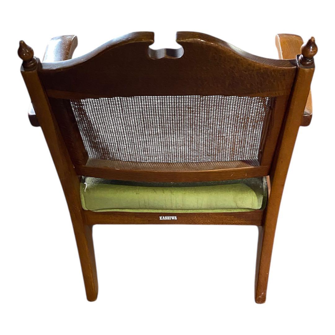 KASHIWA 柏木工 ダイニングチェア 2脚セット アームチェア ヴィンテージ