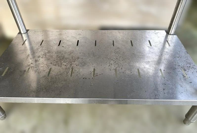 業務用ステンレス作業台 調理台 高さ650㎜×幅870㎜×奥行500㎜