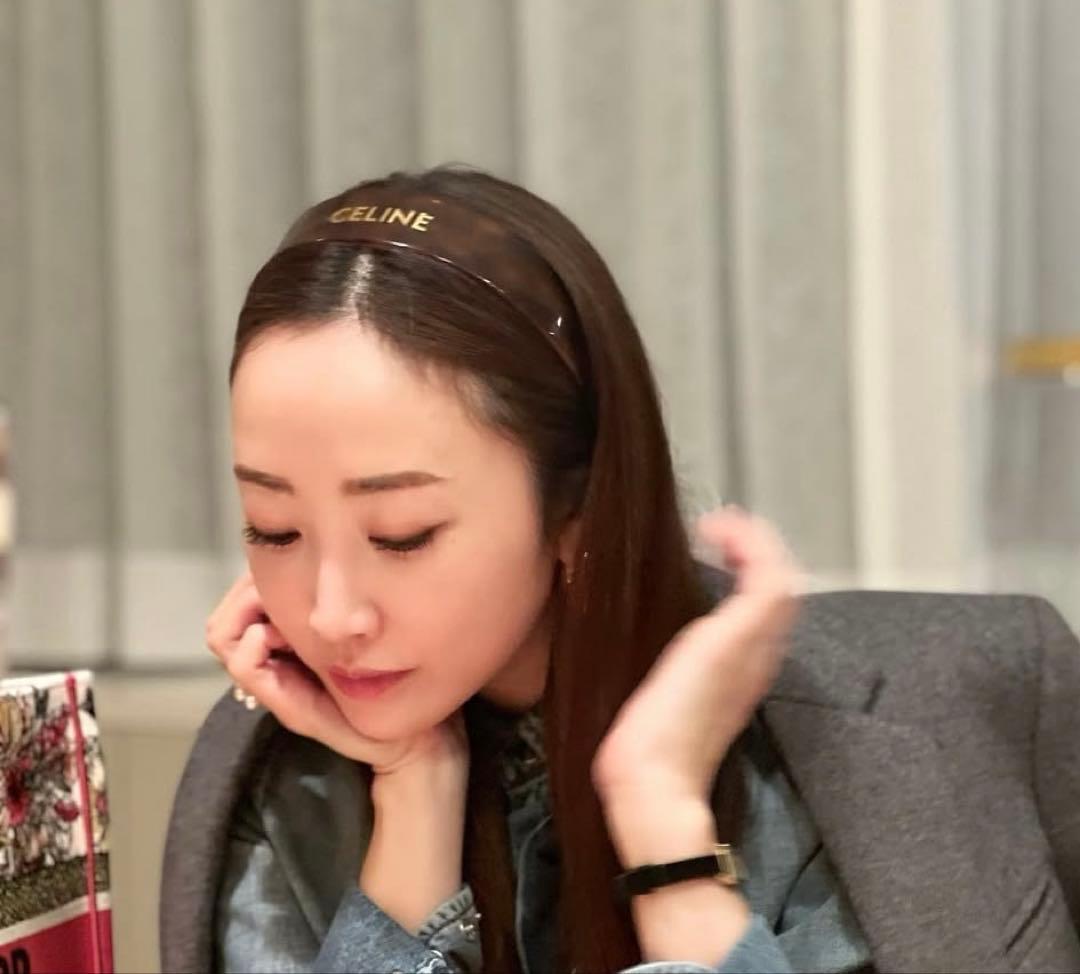 CELINE トータスシェル ヘアバンド カチューシャ