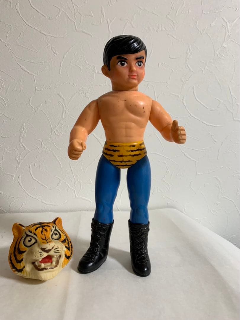 ⚠️レア　初期　タイガーマスク　マント無し　1970年代　当時物　中嶋製作所