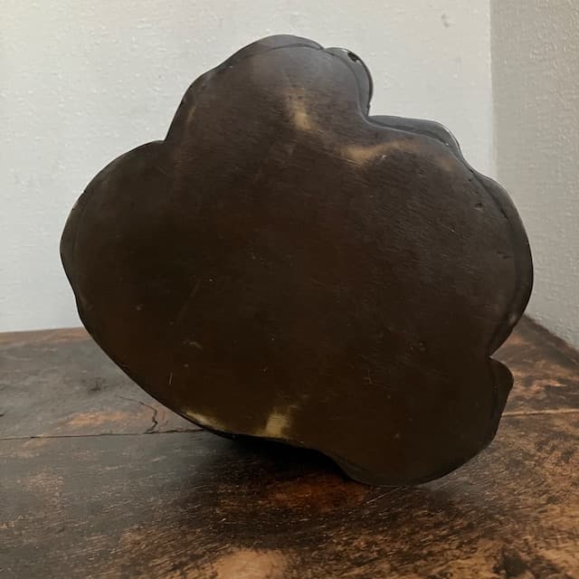 希少 ブロンズ製 達磨 古銅 個性的 時代物 骨董 アンティーク 達磨大師