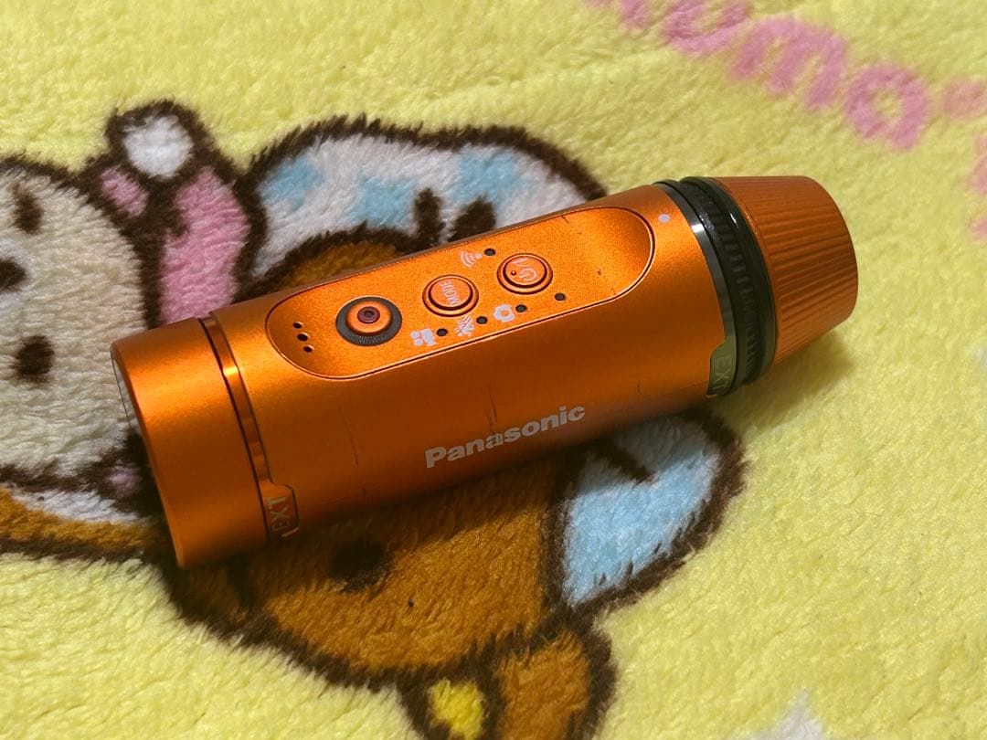 パナソニック ウェアラブルカメラ オレンジ HX-A1H
