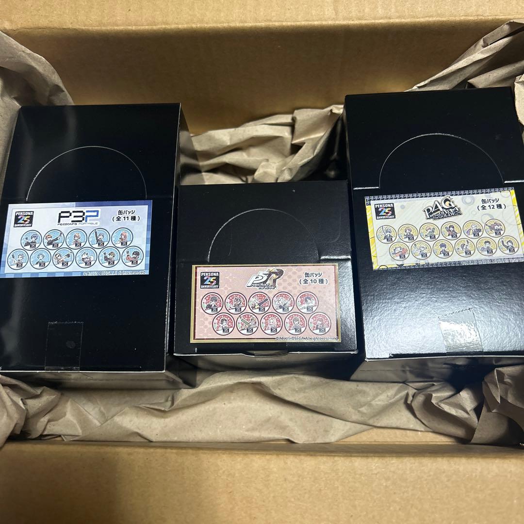 貴重　25th ペルソナ3 4 5 グラフアート　缶バッジ コンプリートセット