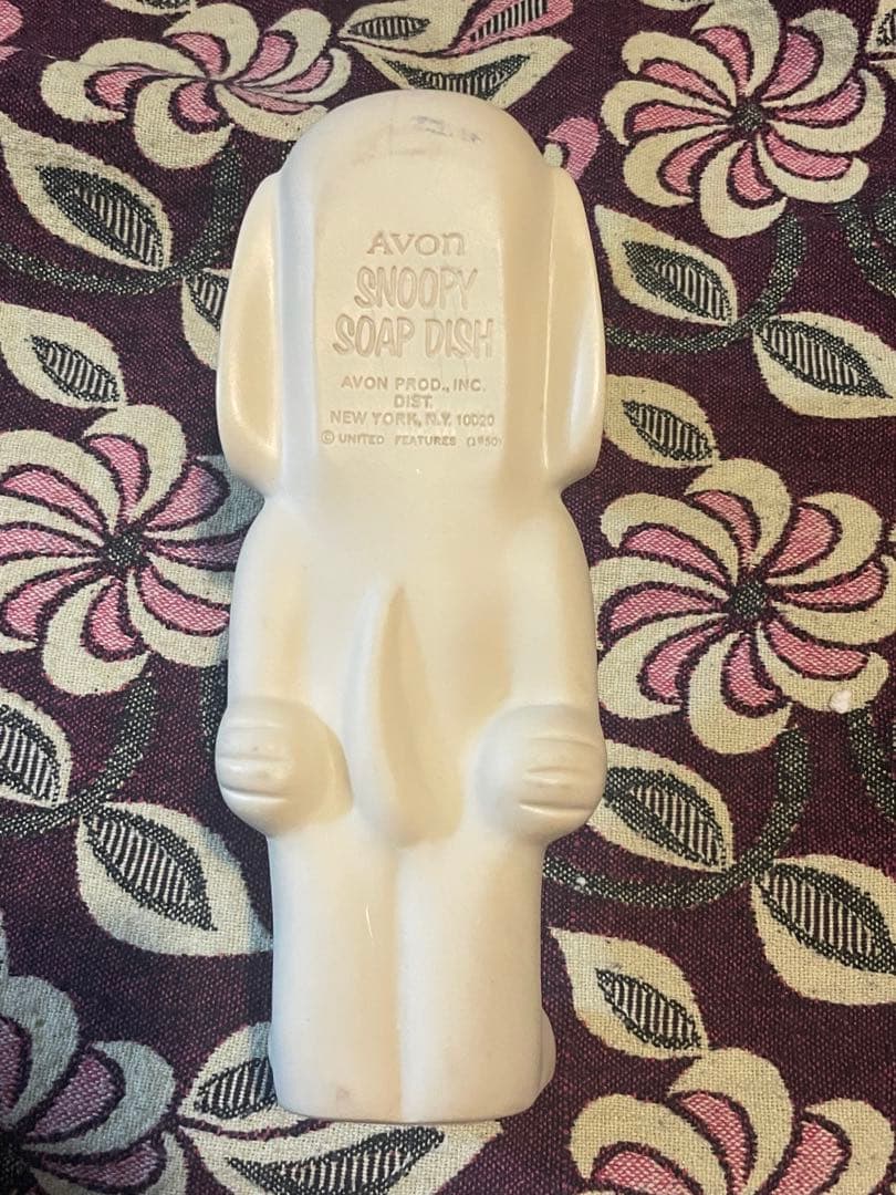 スヌーピー　60s 石鹸置き　AVON