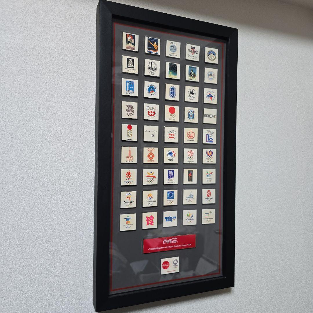 東京2020大会 Coca-Cola ロゴ　限定コレクション フレーム入り