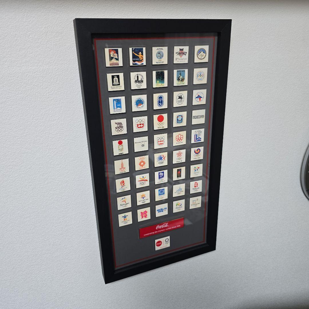 東京2020大会 Coca-Cola ロゴ　限定コレクション フレーム入り