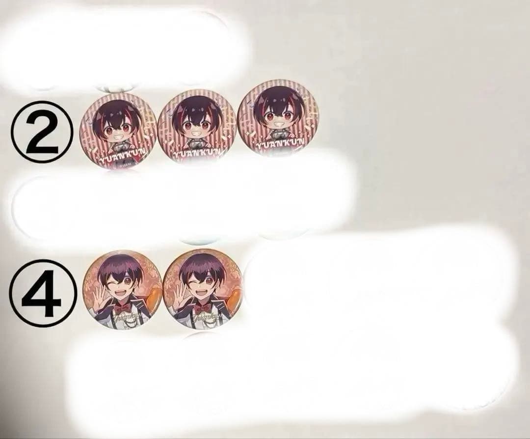 カラフルピーチ　ぷぴぱ　トレーディング　缶バッジ　ゆあんくん　ばら売り⭕️