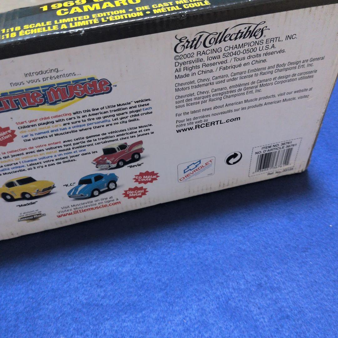 シェビー カマロ 1969 M/T. 1/18