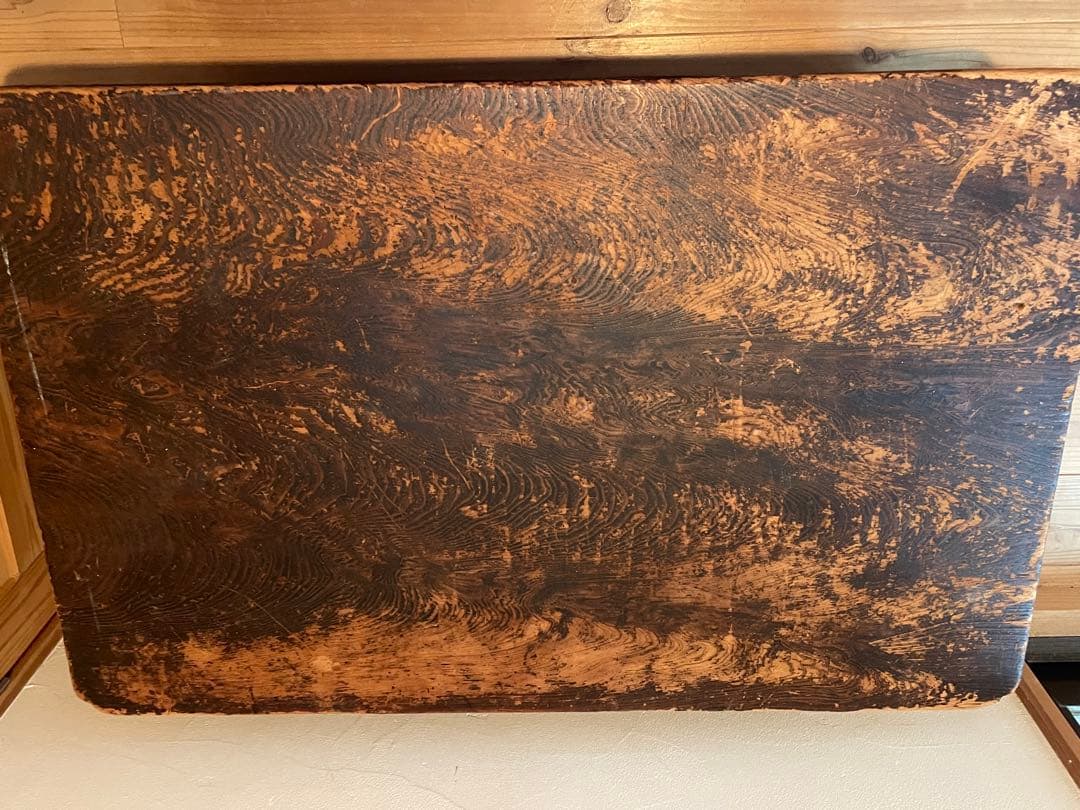 アンティーク　昭和レトロ　杉の座卓　古道具