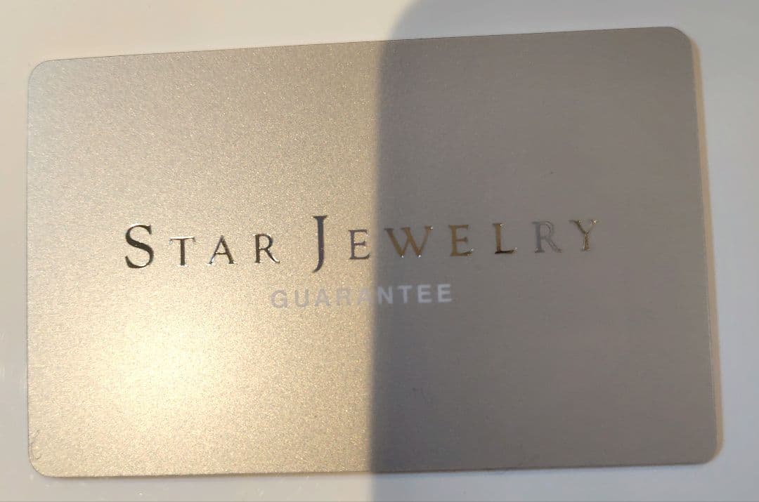 【18金】STAR JEWELRY ダイヤモンド　0.11ct