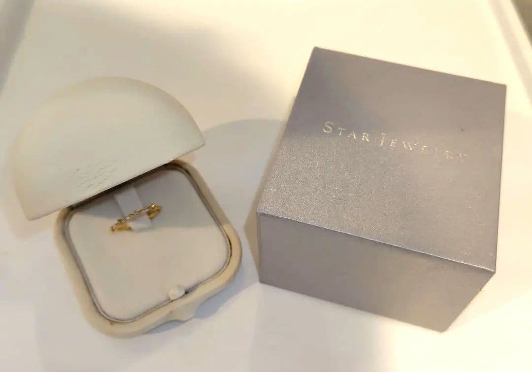 【18金】STAR JEWELRY ダイヤモンド　0.11ct